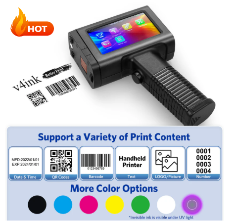 High Defnition Portable HandheldInkjet Marking and Lot Coding Printer