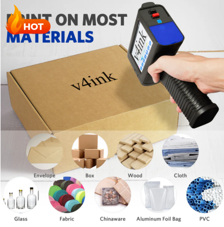 High Defnition Portable HandheldInkjet Marking and Lot Coding Printer